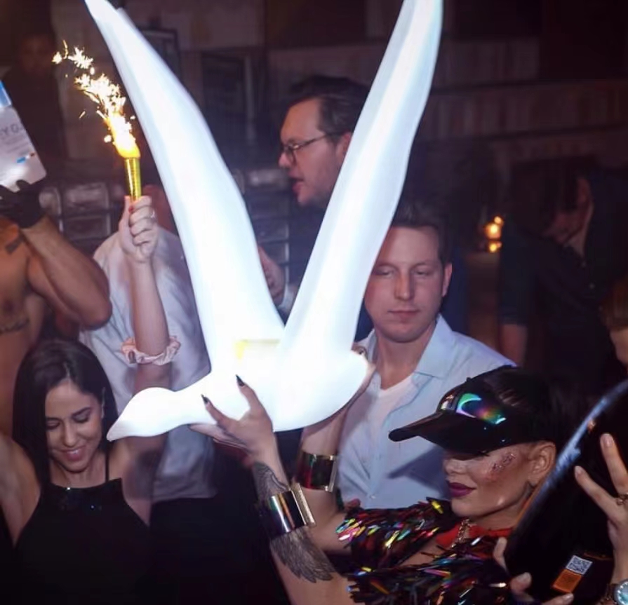 Présentoir à LED blanc pour bouteille de vodka Grey Goose pour discothèque 2