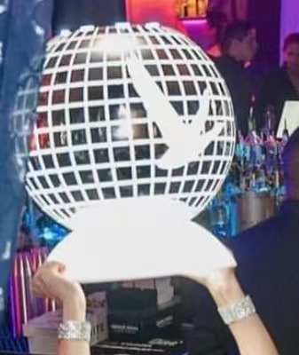 Ball Shape RGB Rechargeable LED Grey Goose Vodka Bottle Presenter For Nightclub 2