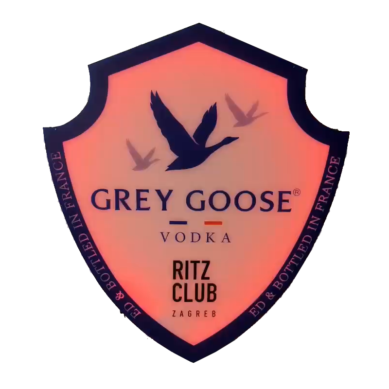 Customizable Rechargeable Grey Goose RGB LED Light Box for Nightclubs 4