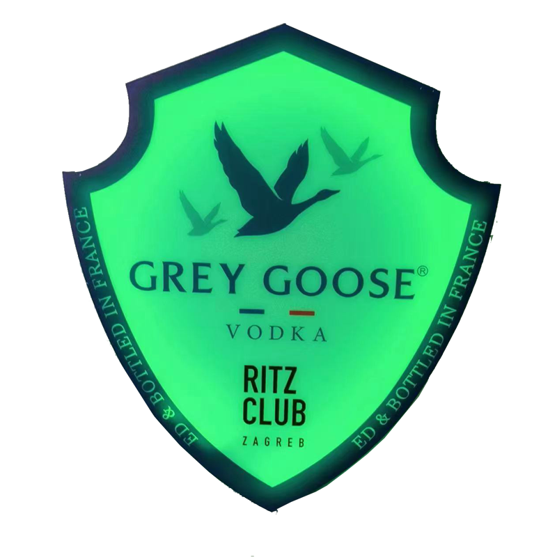 Customizable Rechargeable Grey Goose RGB LED Light Box for Nightclubs 6