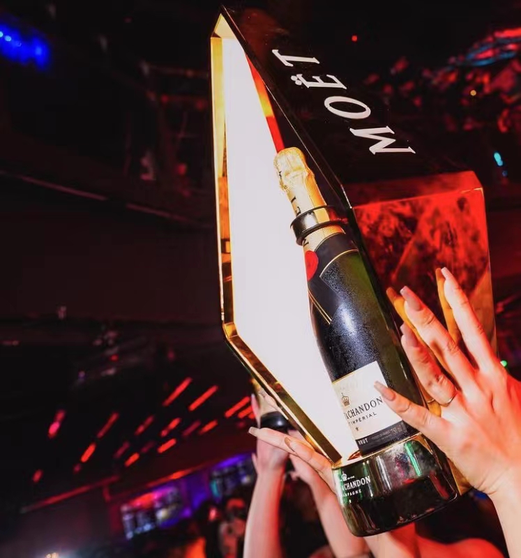 Rechargeable RGB moet <000000> chandon Champagne Led Bottle Present For Nightclub 3