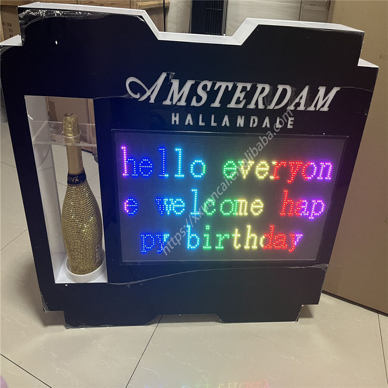 Customized Logo Full Color LED  Champagne Bottle Presenter For Nightclub-1748003116017806 7