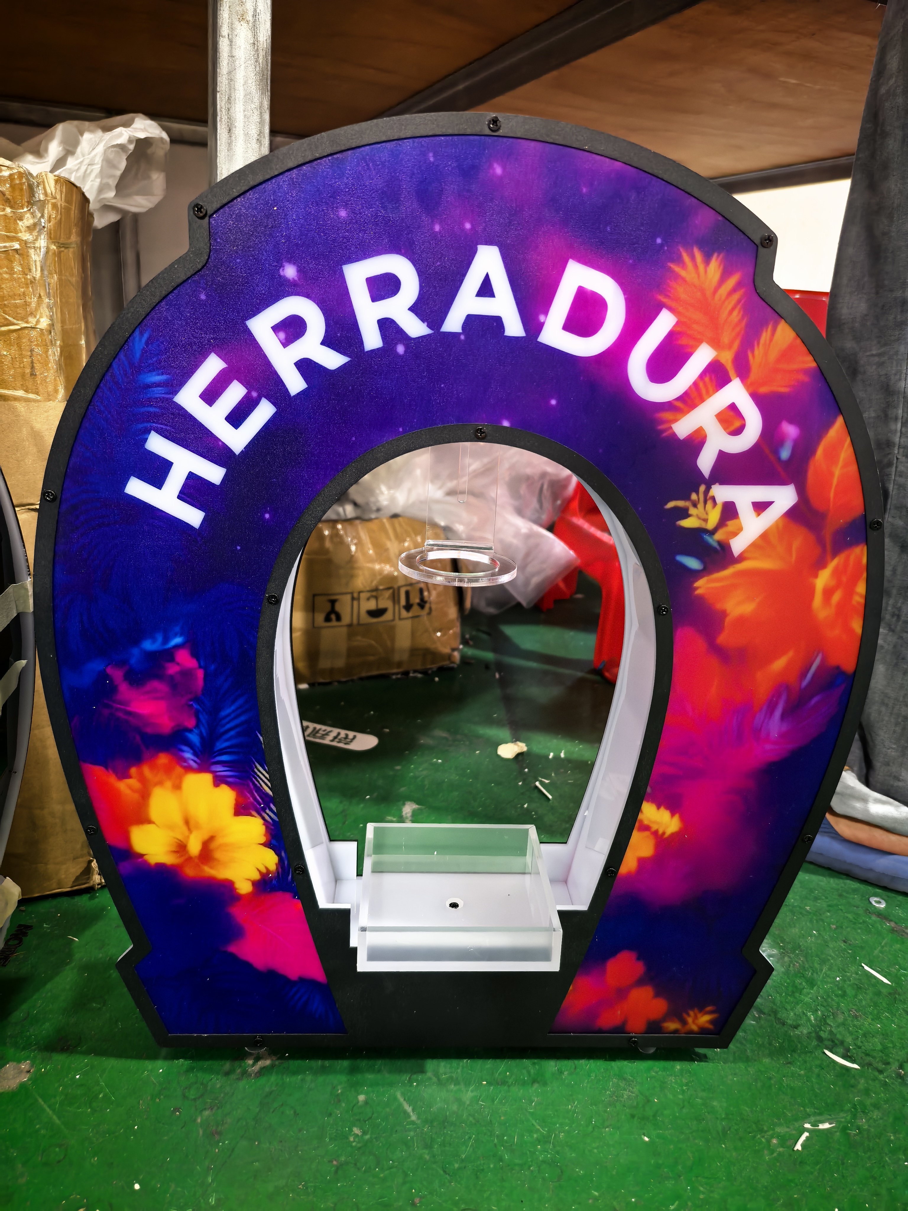 Herradura フルカラー LED アクリル製 メタルシャンパンボトルプレゼンター ナイトクラブ用 4