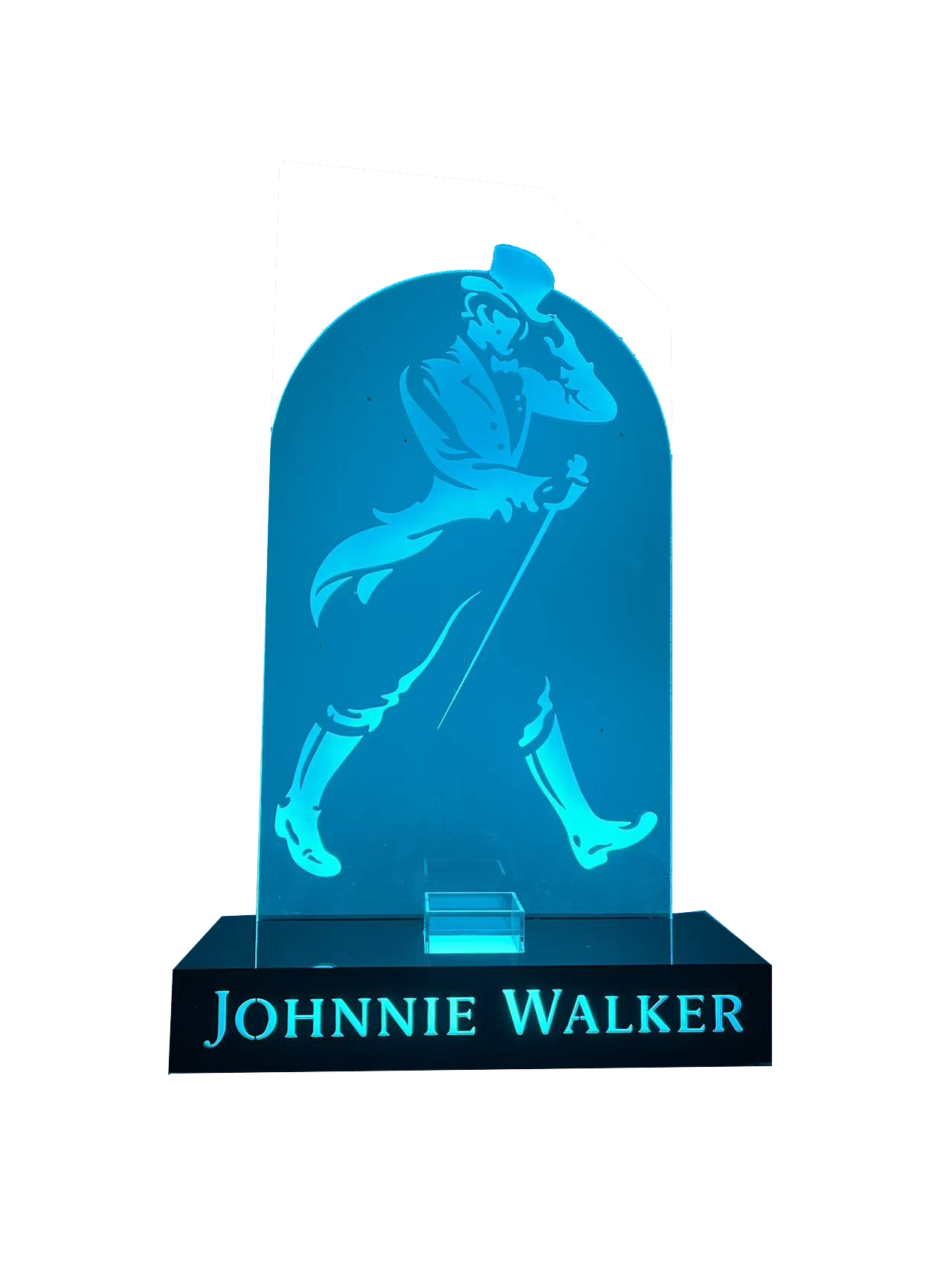 Mai Gabatar da Kwalbar Johnnie Walker RGB LED Acrylic Don Dakin Dare 3