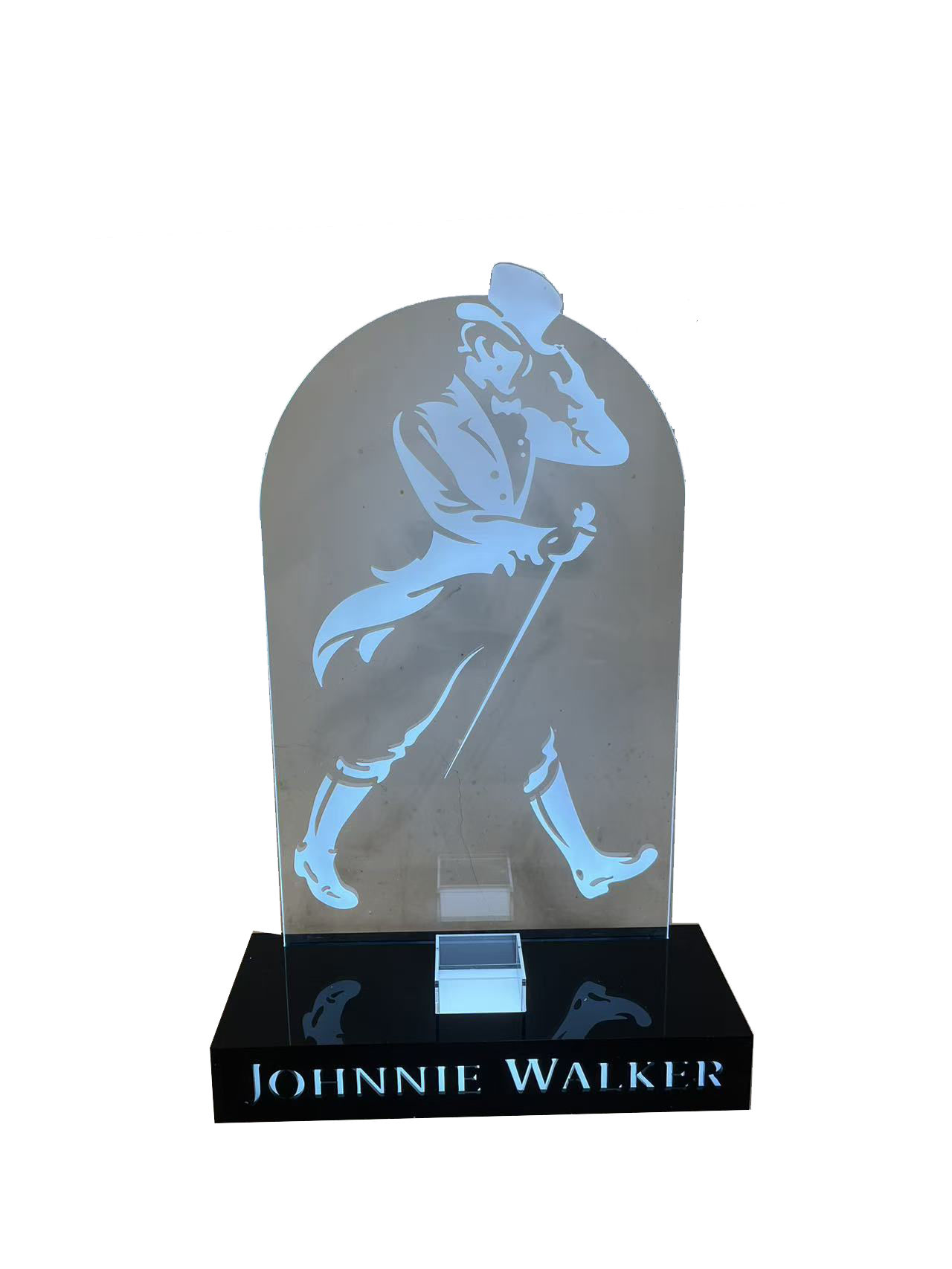 Mai Gabatar da Kwalbar Johnnie Walker RGB LED Acrylic Don Dakin Dare 4