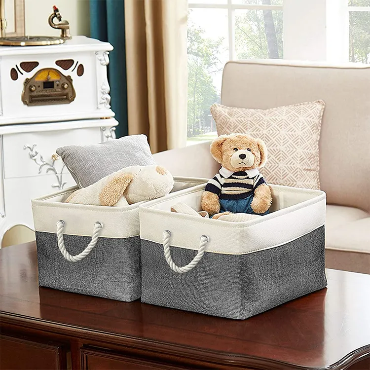 Складной контейнер для хранения Duoyou Storage Navy из льняной ткани и ЭВА, новое поступление 2