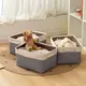 Складной контейнер для хранения Duoyou Storage Navy из льняной ткани и ЭВА, новое поступление 4