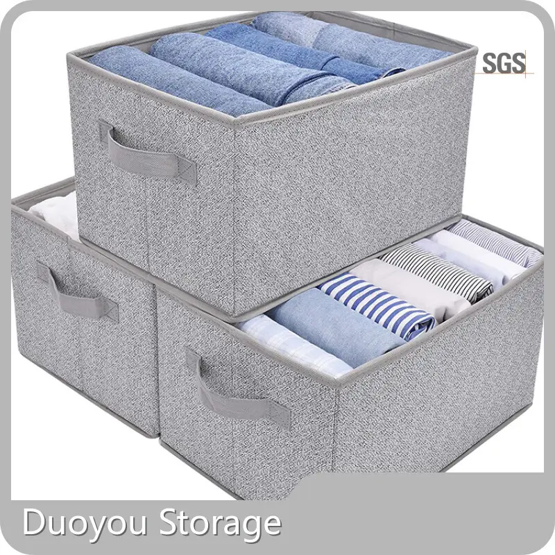 Для супермаркета, холщовый ящик для хранения игрушек 40*30*20 см от Duoyou Storage 1