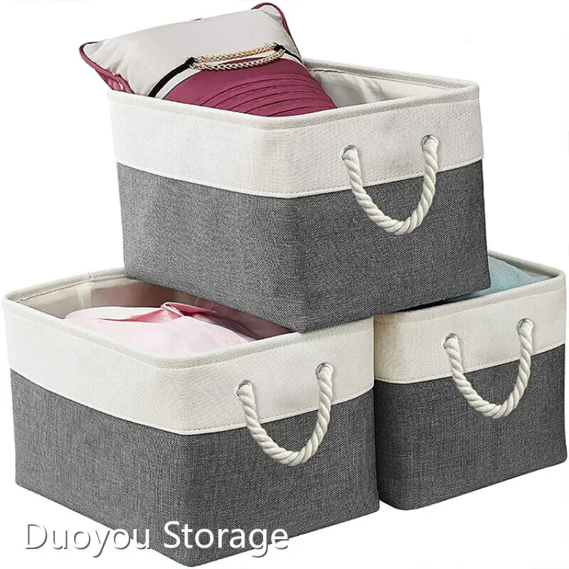 Сумка для хранения Duoyou Storage Cloth с застежкой-молнией из льняной ткани + гарантия качества EVA 1