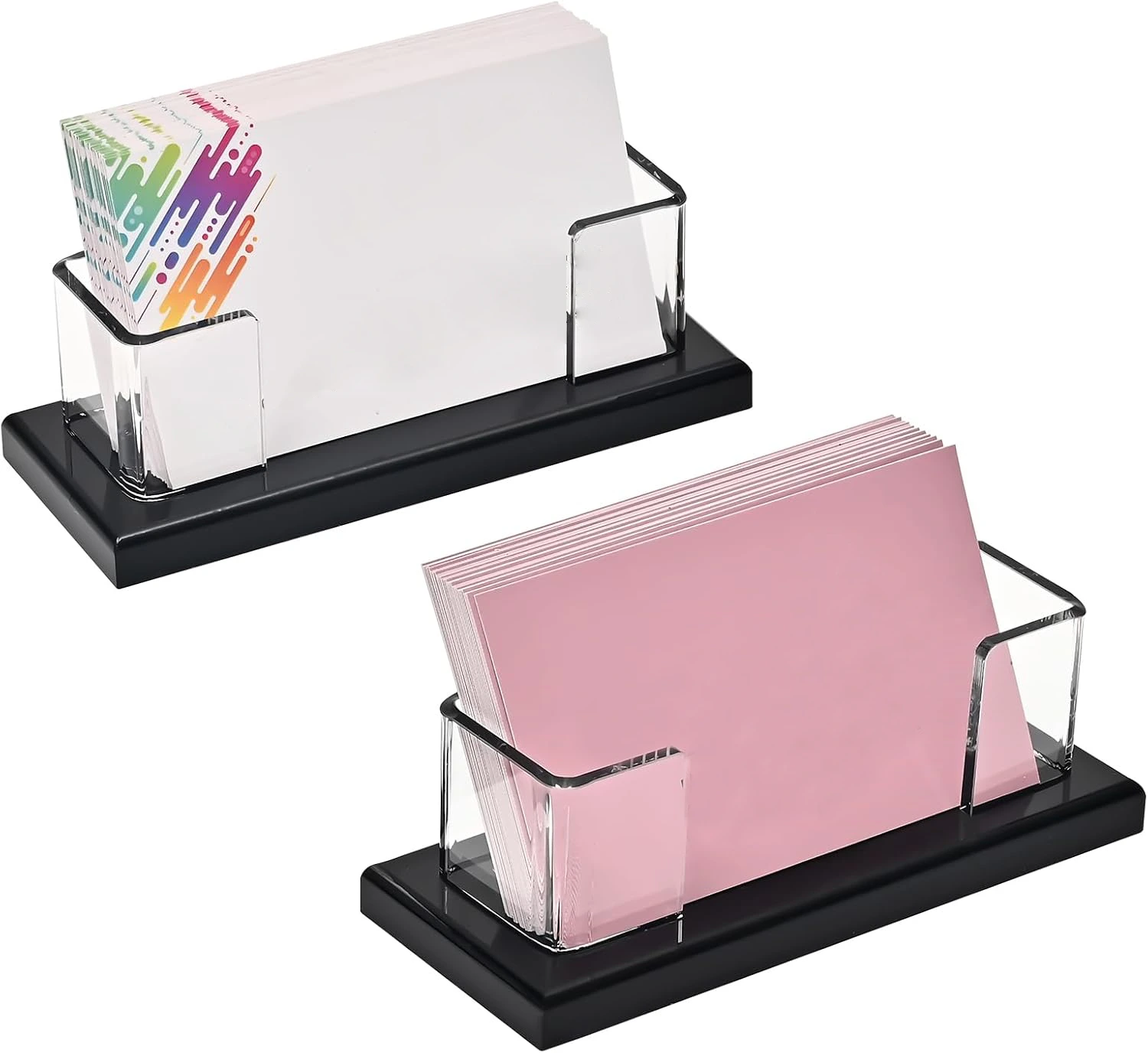 Support de porte-cartes de visite en acrylique, pour bureau, exposition, maison, Restaurant 1