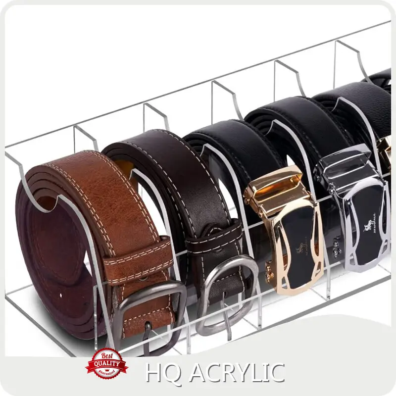 Acrylic Hair Brush Holder Clear Belt Storage Organizer Wholesale - HQ ACRYLIC 1