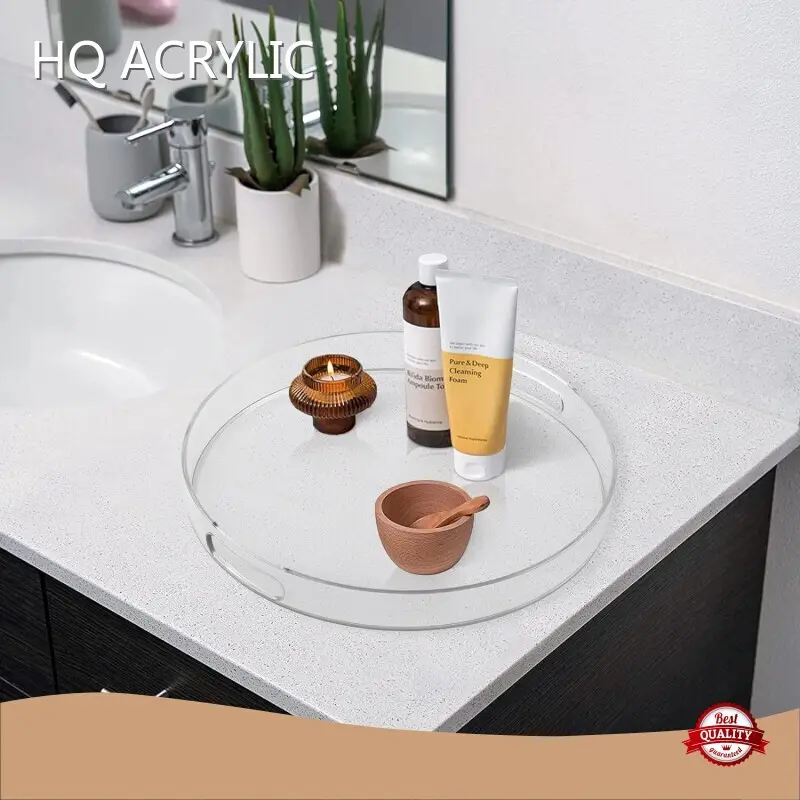 Clear Acrylic Serving Tray ML-TP126 - - HQ ACRYLIC 1