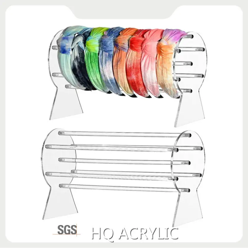 Clear Acrylic Riser Display Stands Custom Logo - - HQ ACRYLIC 1