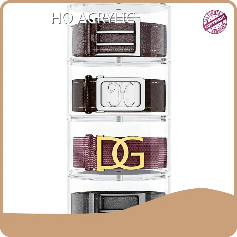 Acrylic Storage Organizer Acrylic Belt Organizer Wholesale - HQ ACRYLIC 1