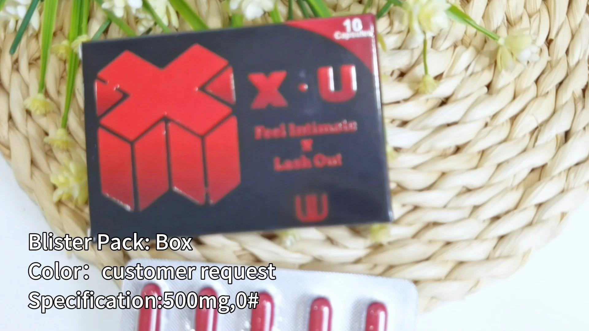 Pure Herbal OEM-capsules voor snelle erectie en langdurige ejaculatie 1
