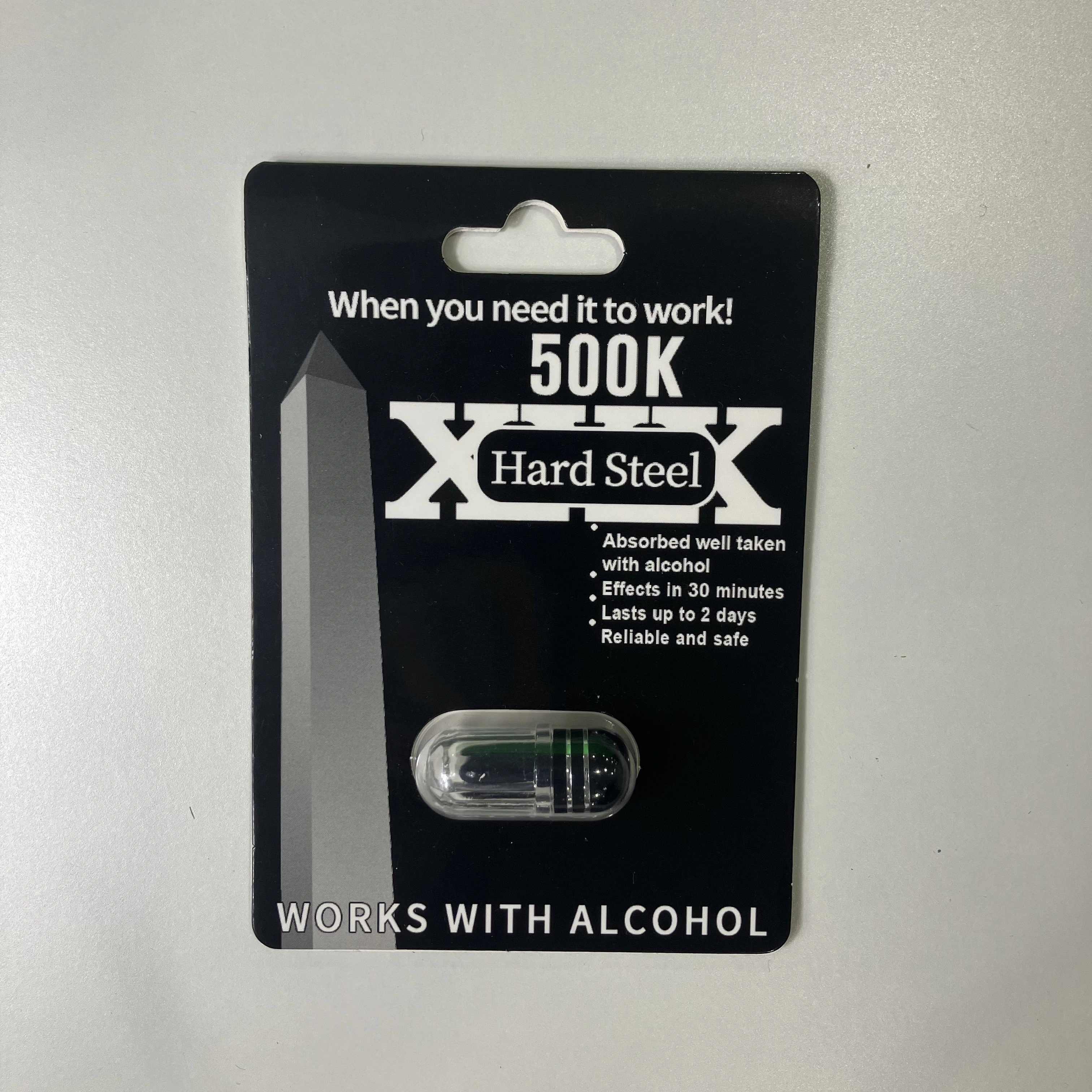 Hardsteel 500K Male Sex Pill Cards Blister Packaging Gives You Every Option On Customization 1