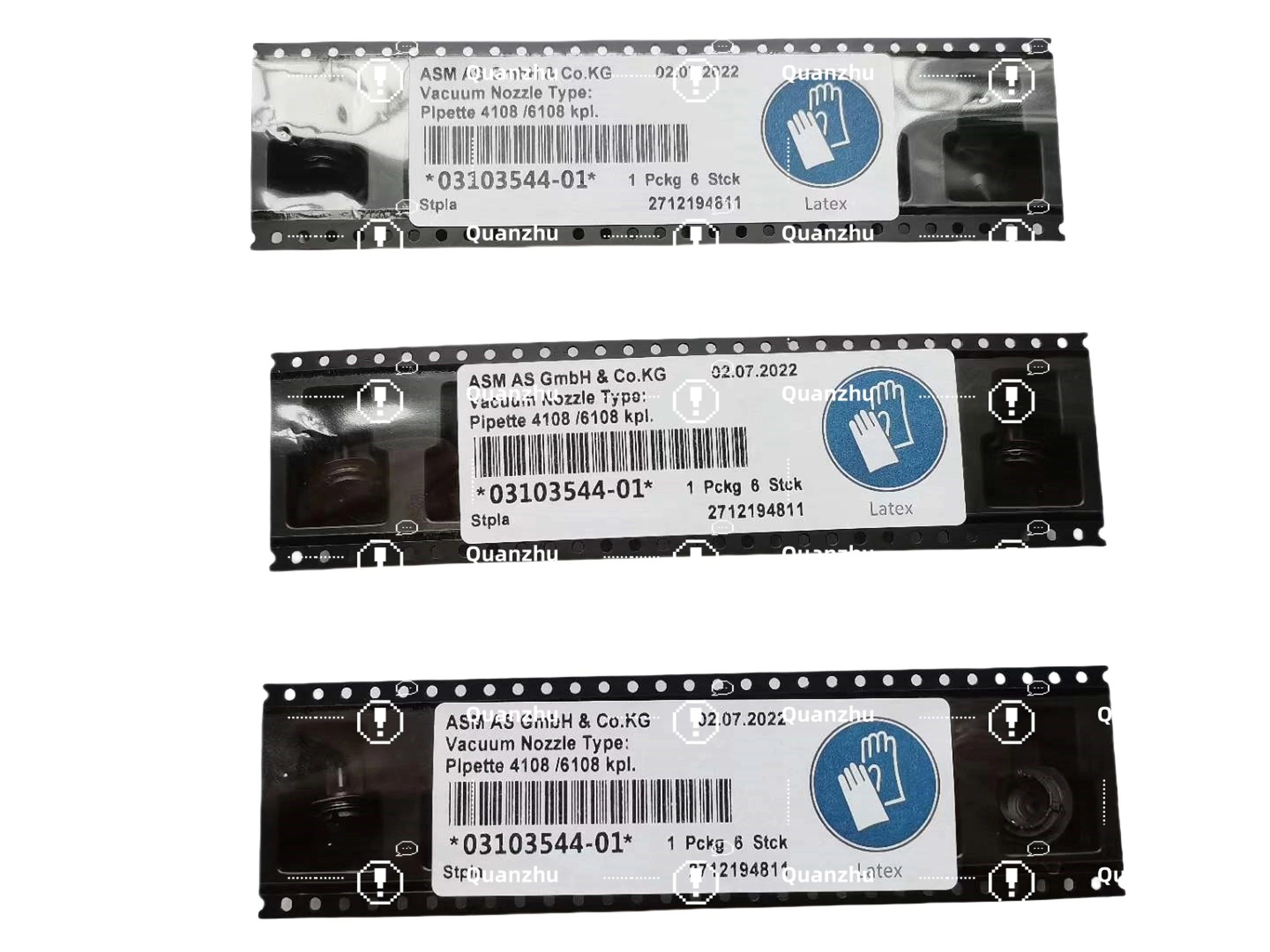 SMT Siemens ASM BOBLE 4108 6108 | Número da peça 03103544-01 | Bico duplo para posicionamento SMT de precisão 1