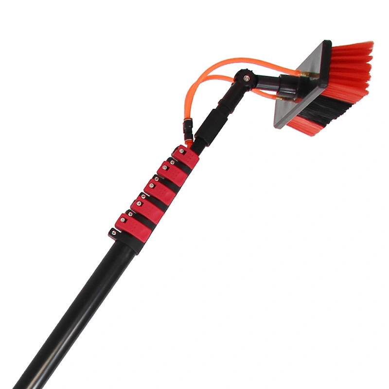 12-40FT Water Supply Solar Panel Cleaning Kit Window Cleaning Kit, Telescopic Window and Solar Cleaning Pole, Suitable for Window Glass, Solar Panel Cleaning 1