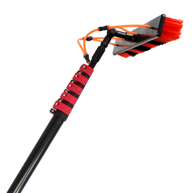 12-40FT cleaning equipment window cleaning tool water supply pole kit, solar panel cleaning kit, large size cleaning brush head, suitable for window glass, solar panel cleaning 1