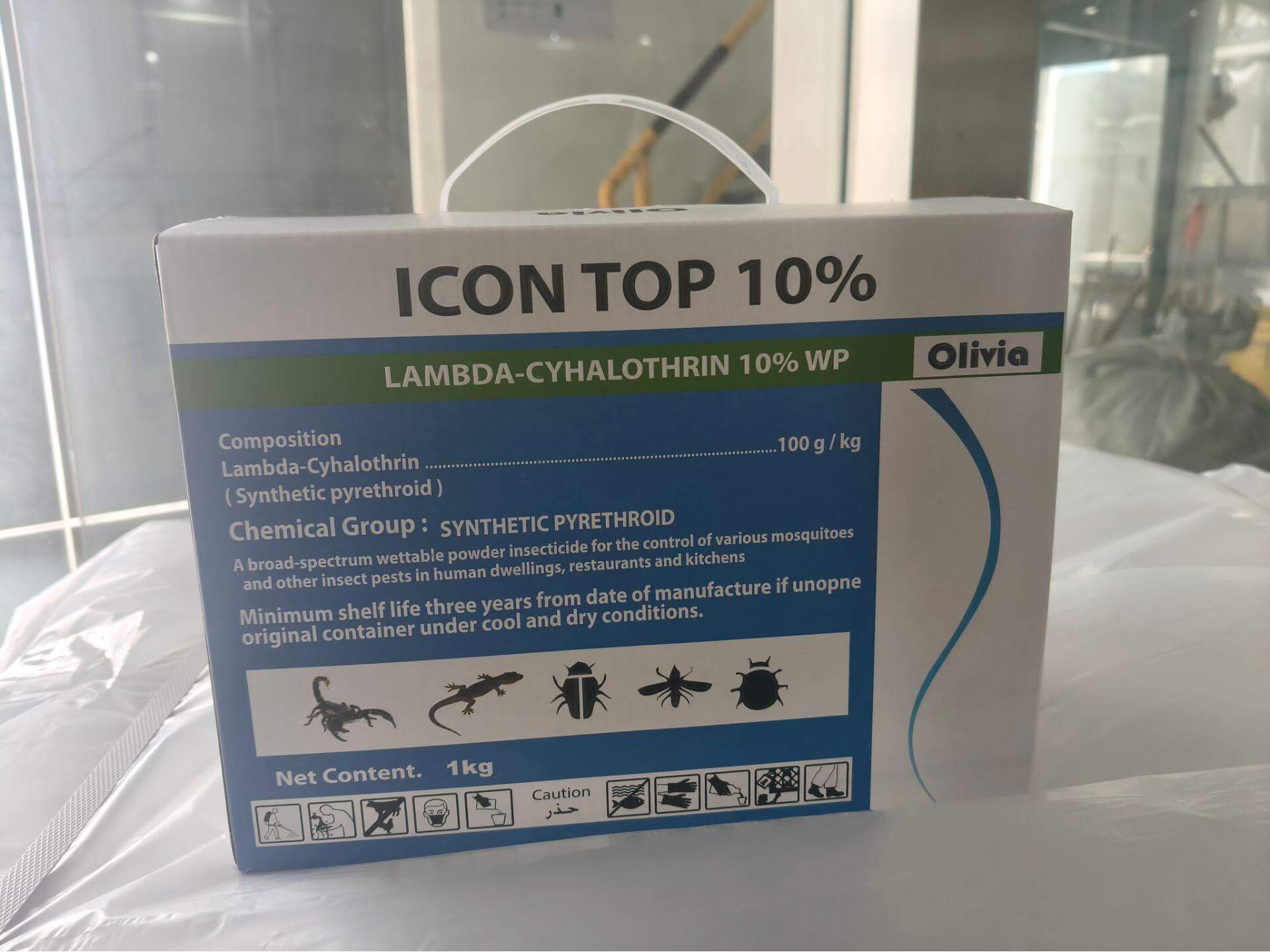 Lambda-Cyhalothrin 10% WP Insecticide 3