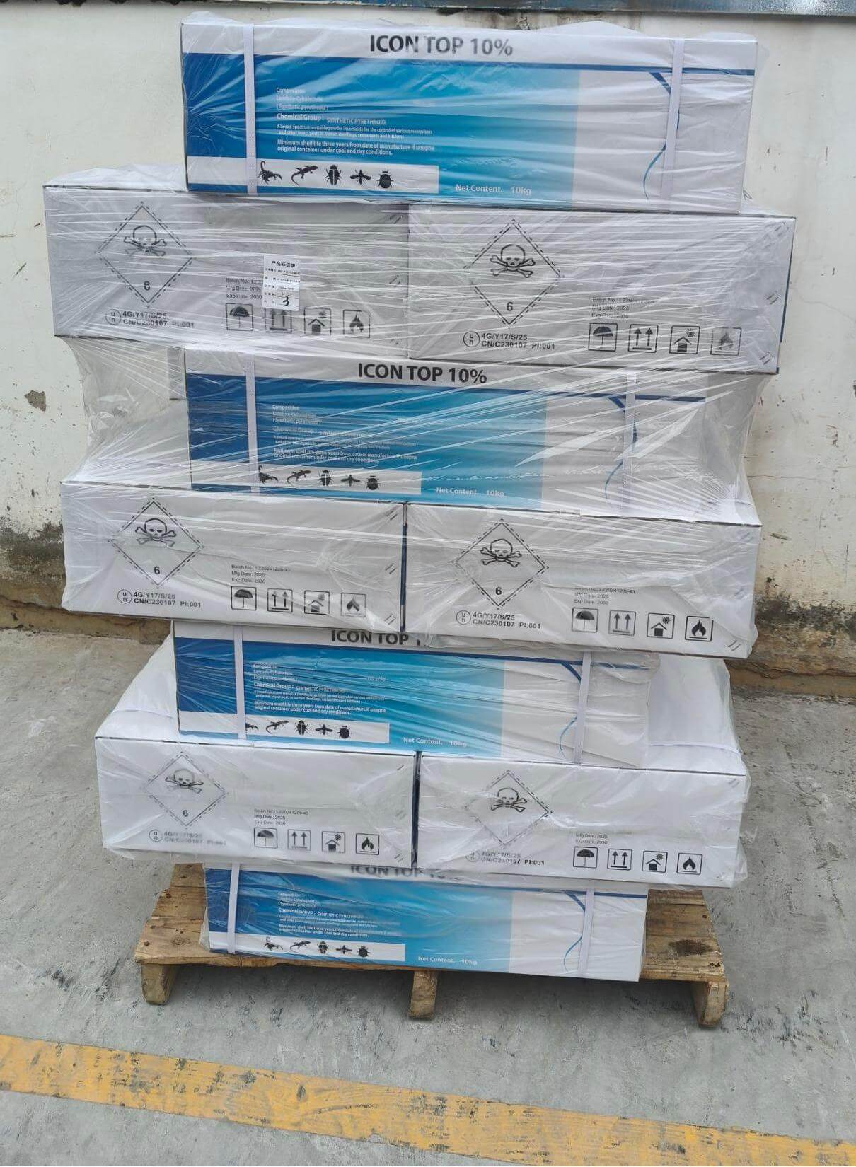 Lambda-Cyhalothrin 10% WP Insecticide 4