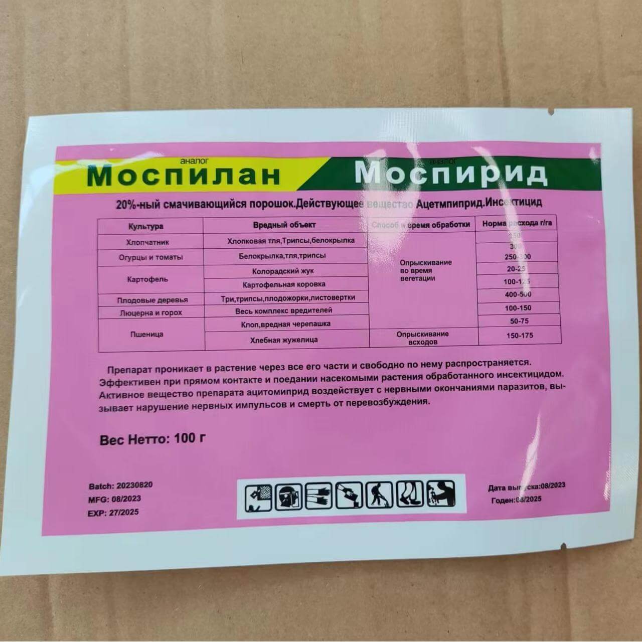 Acetamipride 20% SP 9