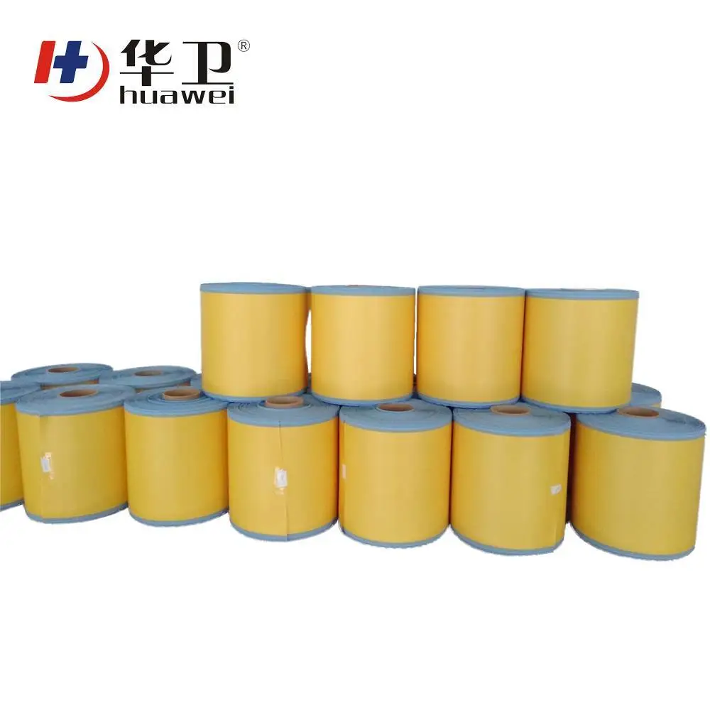 Medical Surgical Incise PU Wound Dressing Film Roll With Iodine And Iodophor 1