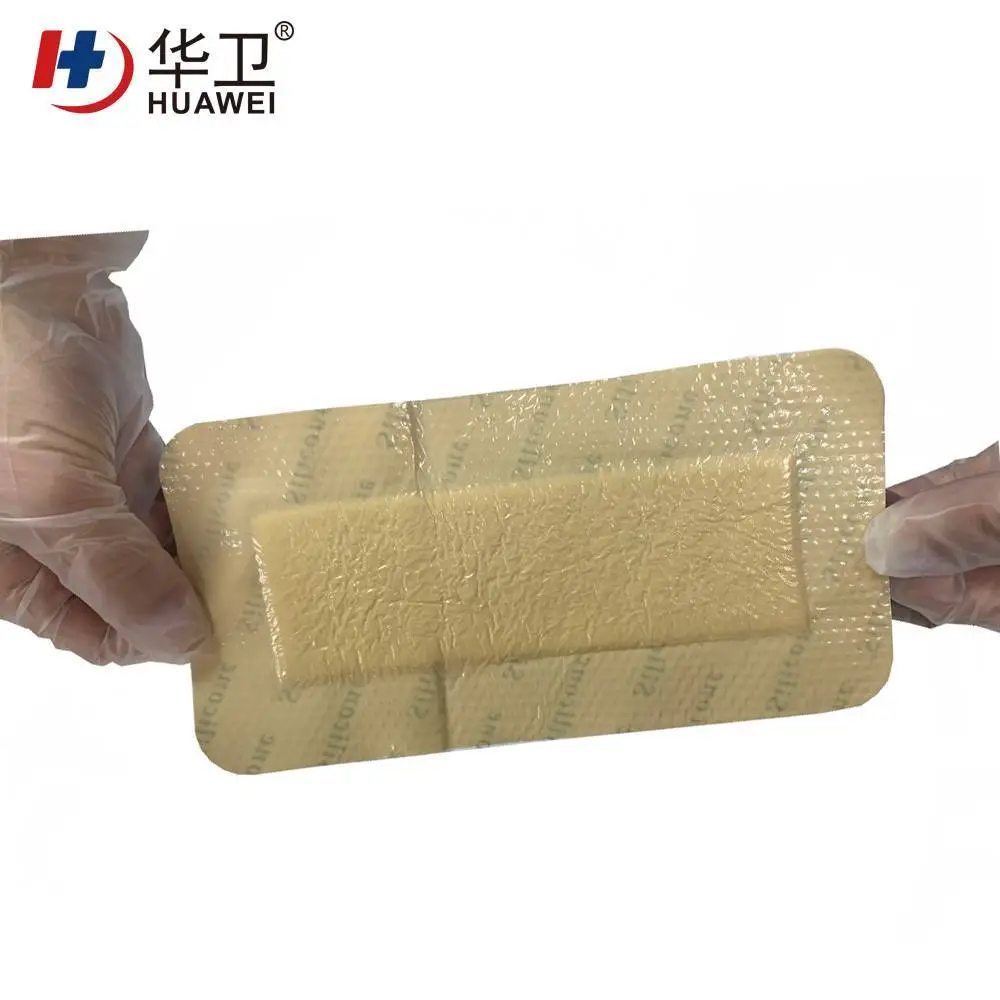 10*15cm silicone foam wound dressing 1