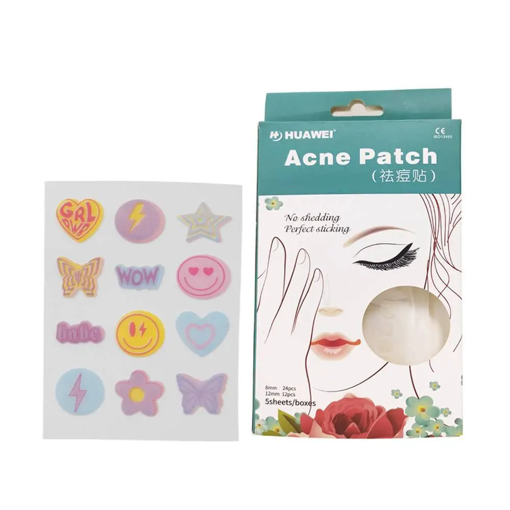 Cute Cartoon Hydrocolloid Acne Cover Patches 1