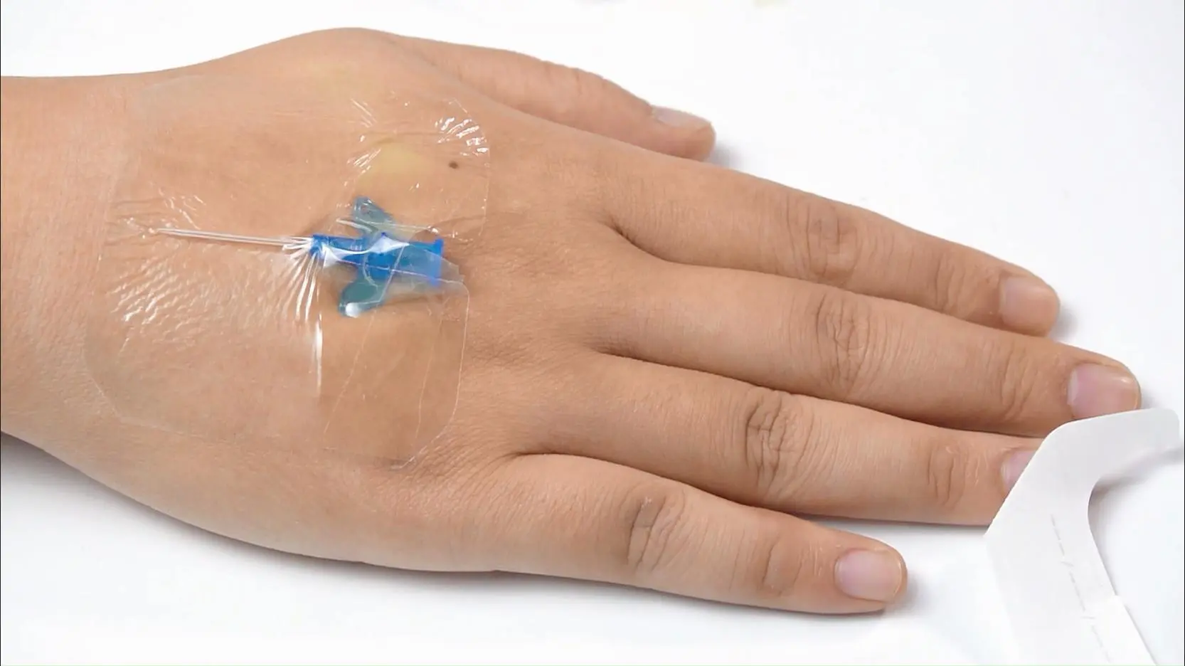 Oem IV Waterproof Self-adhesive PU Film for Cannula fixing Dressing I.V. Transparent Adhesive Advance Securement Dressing For Sale-Huawei 3