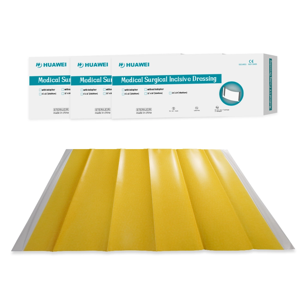 High Quality 45*66cm Adhesive Surgical Dressing Matte Antimicrobial Surgical Incise Drapes Manufacturer Wholesale-Huawei 1