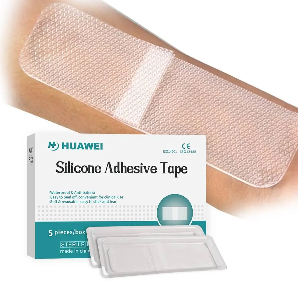 1.2 x 4.7 Transparent Wound silicone Scar Tape Tearable Scar Gel Sheet 1