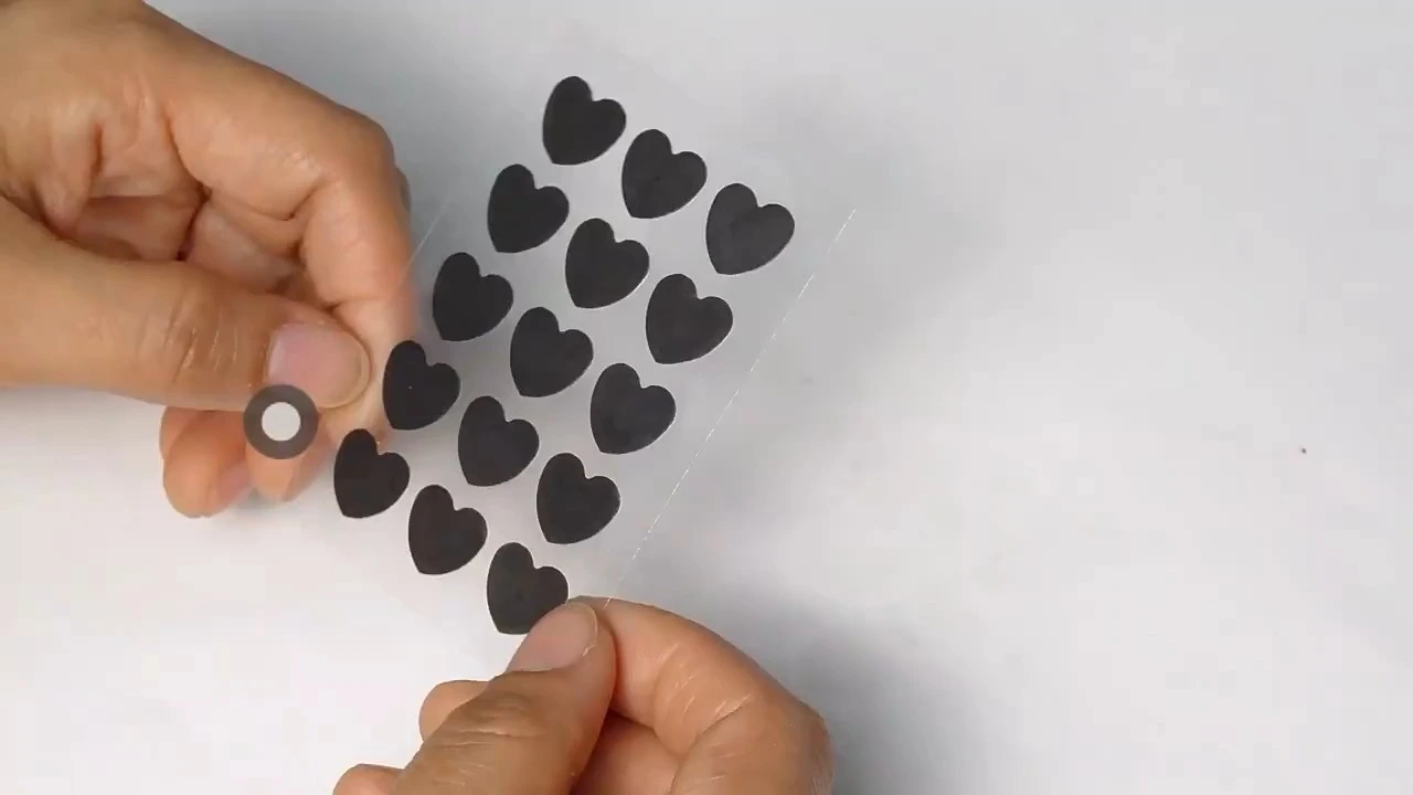 Black Heart Shaped Pimple Patch 1