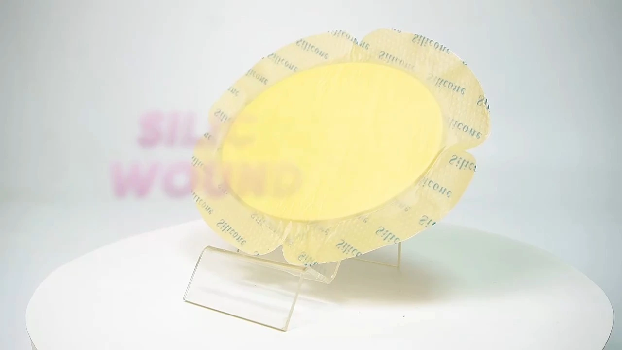 16*20 cm Silicone foam wound dressing 1