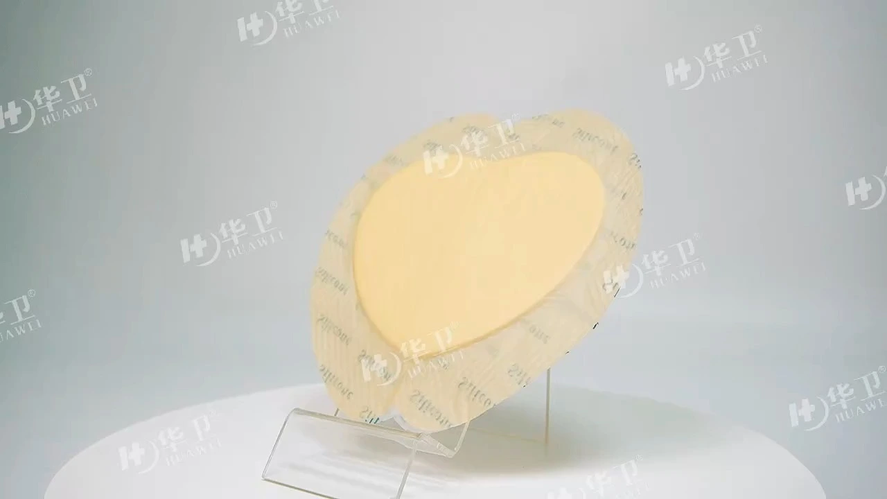 High Absorbent Wound Healing Silicone Foam Wound Dressing 1