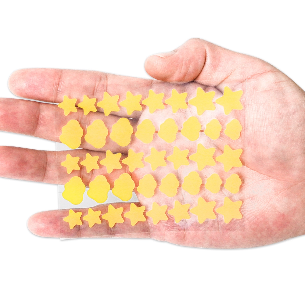 Cover and treat acne, acne patch/Pink five-pointed star acne patch 1