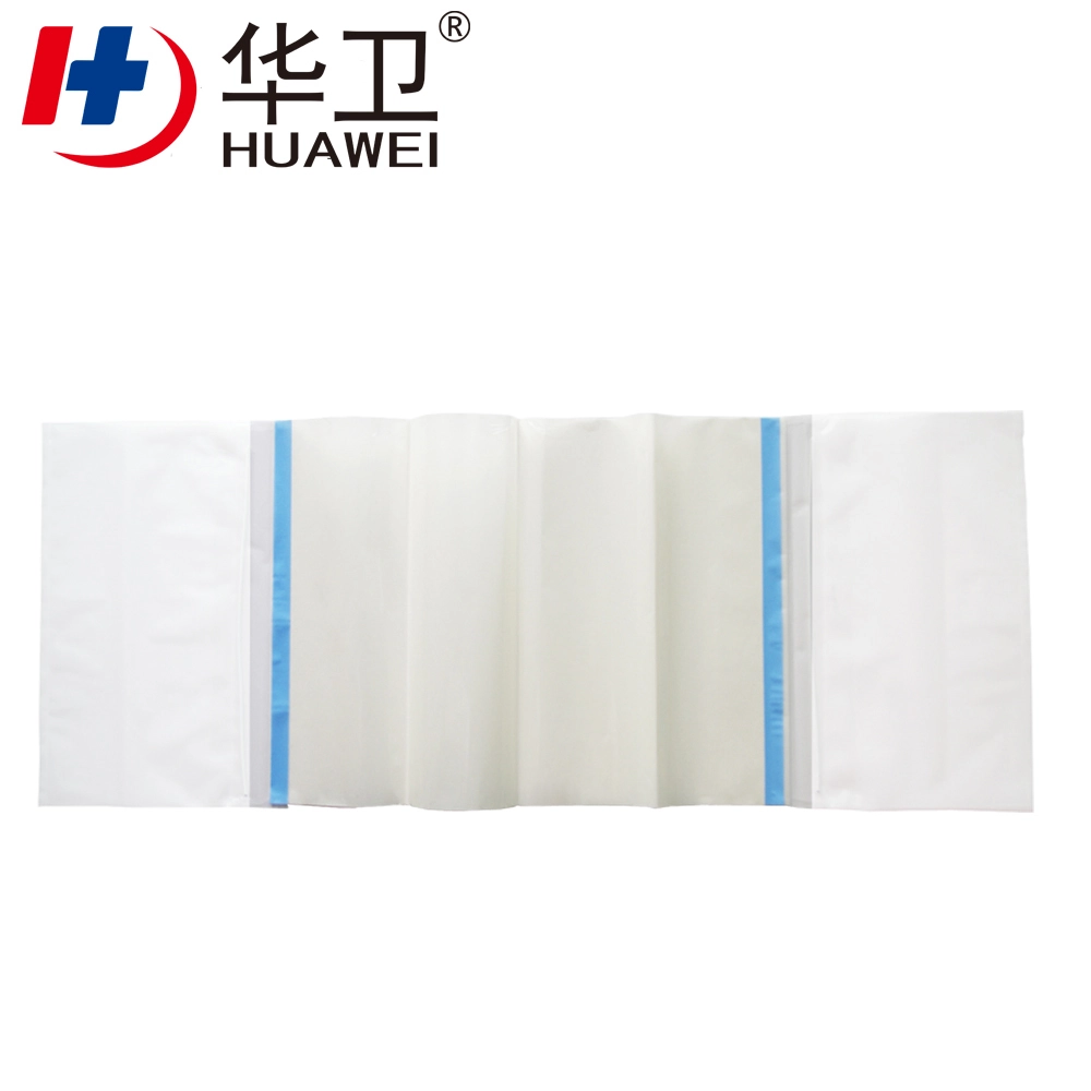 PU Adhesive Surgical Incise Dressing Drape With Double Wastage Collection Bag 3