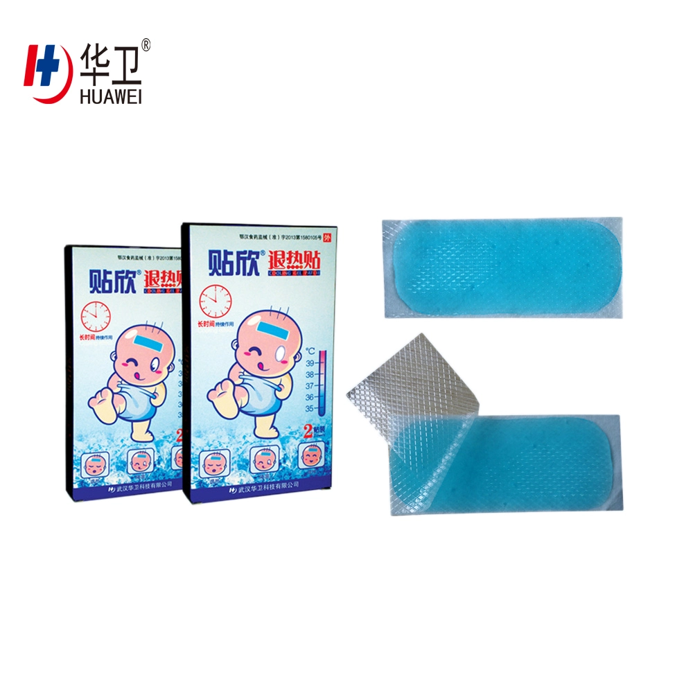 Cooling Gel Patch Refreshing Fever Patches Burn Wound Gel Cooling Head Patch 9
