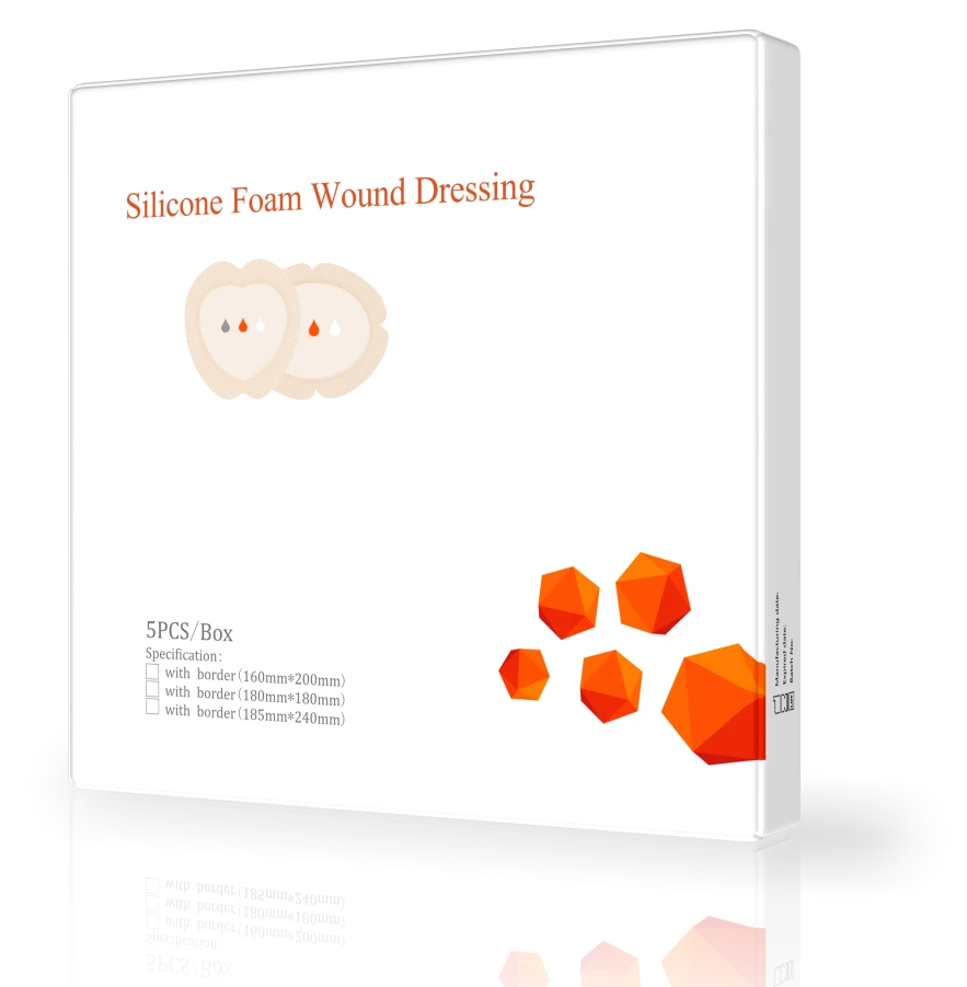 10*15cm silicone foam wound dressing 6