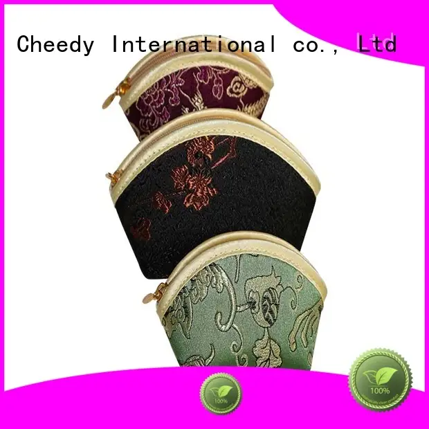 Cheedy brocade chinese silk pouches supply for watch 1