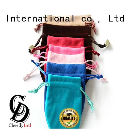 Cheedy New velvet jewelry bags with logo manufacturers for watch 1