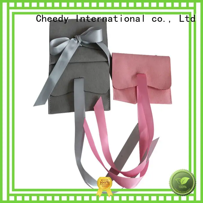 Custom black suede pouch pouches factory for watch 1