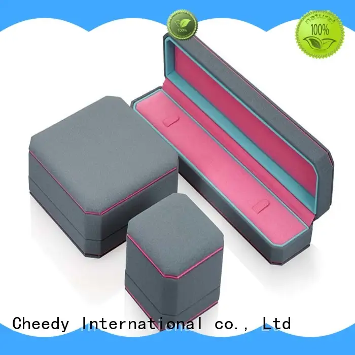 New leatherette jewelry boxes wholesale box supply for ring 1