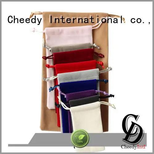 Cheedy New velvet bag factory for jewelry 1
