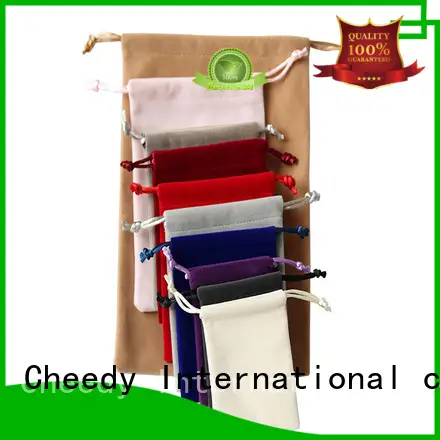 Cheedy Wholesale velvet gift bags manufacturers for jewelry 1