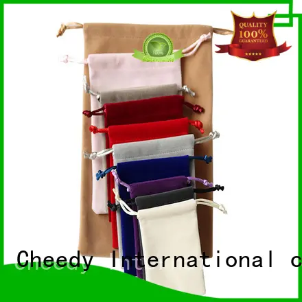 Cheedy Wholesale velvet gift bags manufacturers for jewelry 1