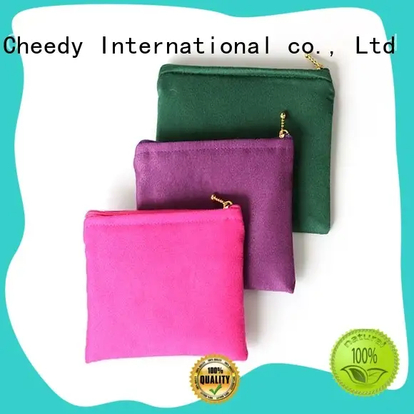 Cheedy Top suede leather pouch suppliers for jewelry 1