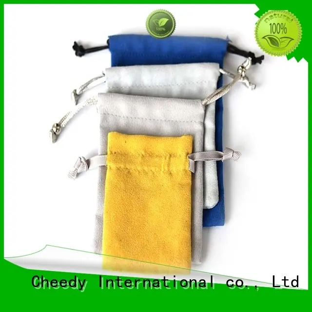 Cheedy Best suede pouches jewelry factory for watch 1