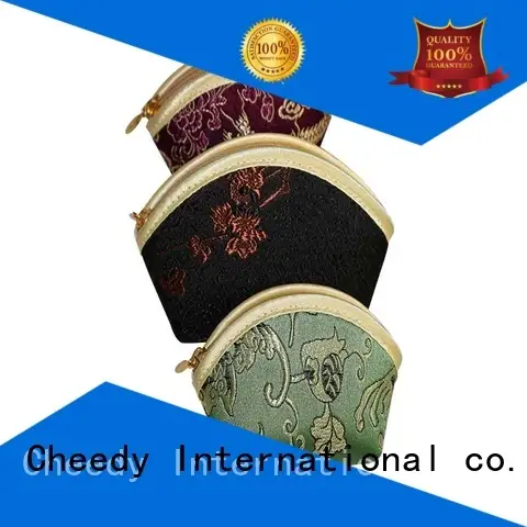 Cheedy Custom fabric jewelry pouch supply for watch 1