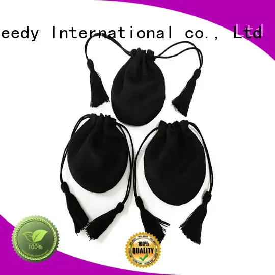 Cheedy jewelry black suede chain bag suppliers for watch 1